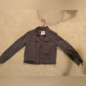 Olive Green/Army Green, Mossimo zip up shirt jacket